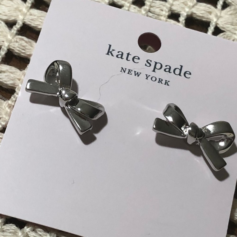 skinny mini bow studs by Kate Spade. - Picture 16 of 16